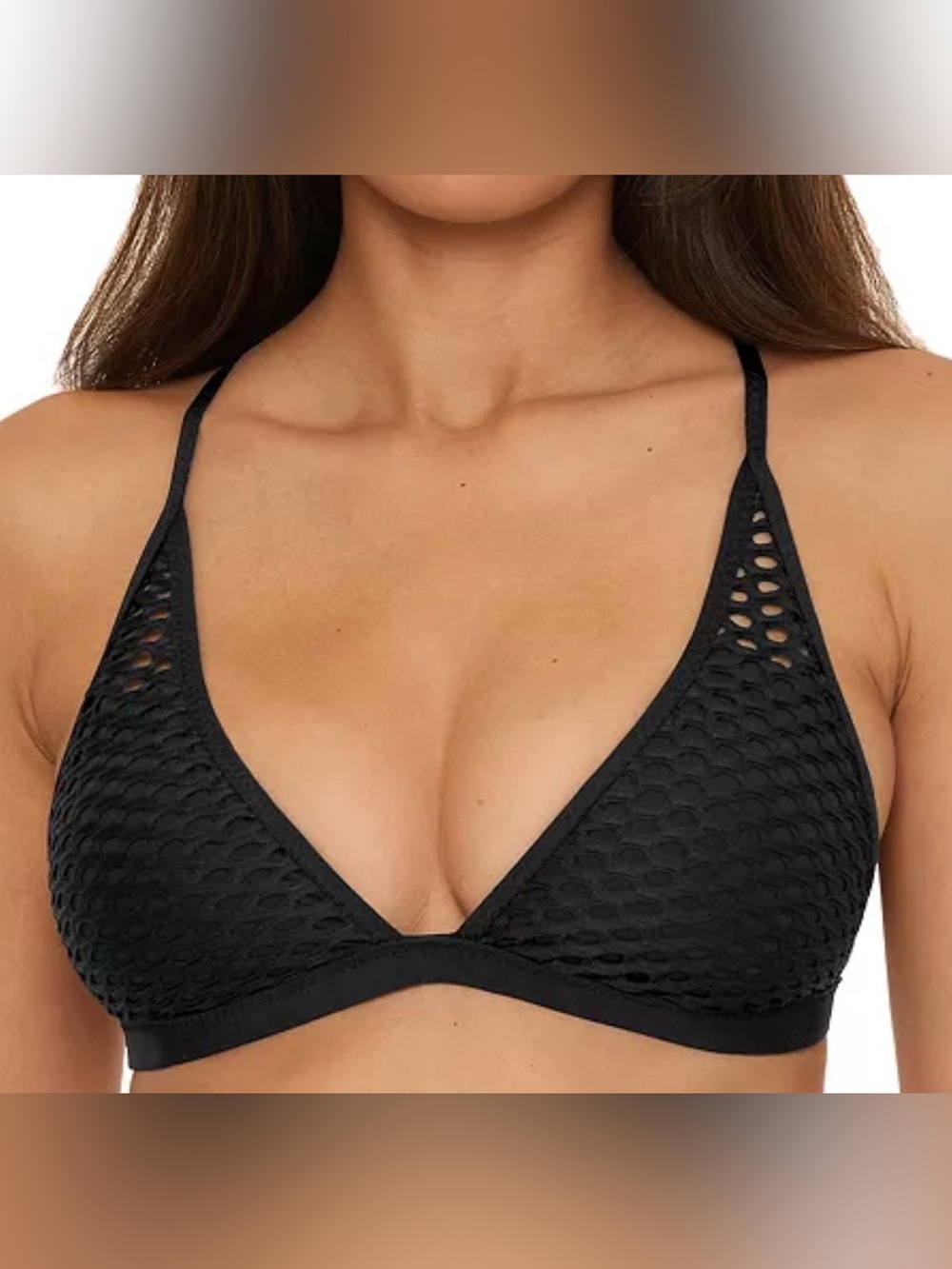 Becca Castaway Fishnet Bikini Top